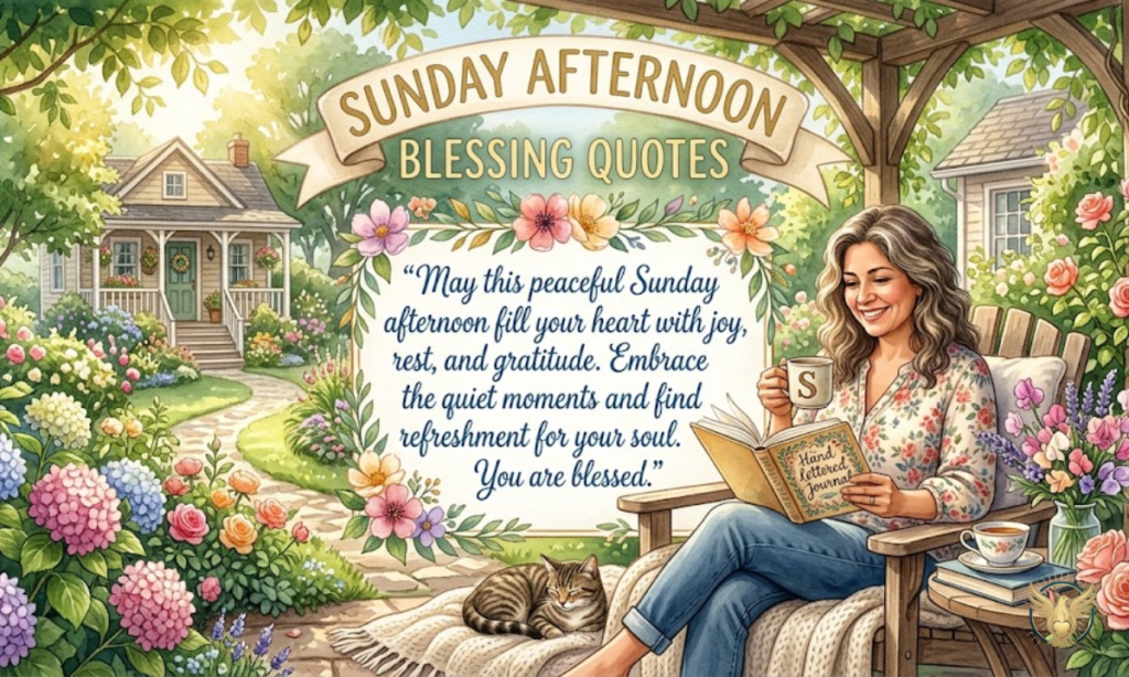 Sunday Afternoon Blessing Quotes