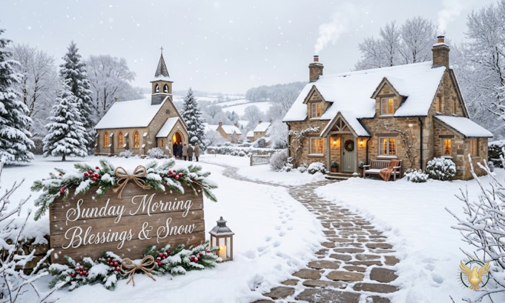 Sunday Morning Blessings Snow