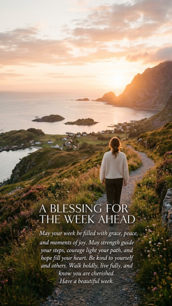 A Blessing for the Week Ahead