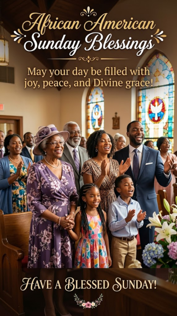 African American Sunday Blessings Images