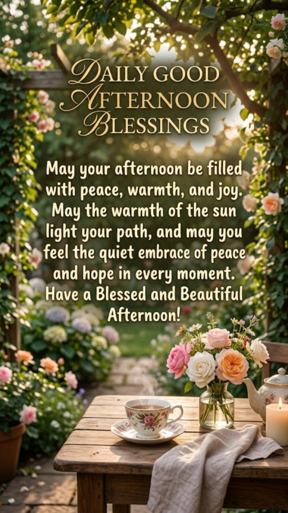 Daily Good Afternoon Blessings