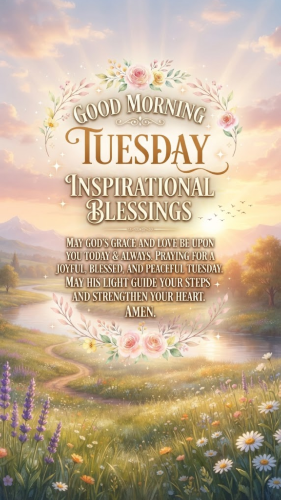 Good Morning Tuesday Inspirational Blessings and Prayers