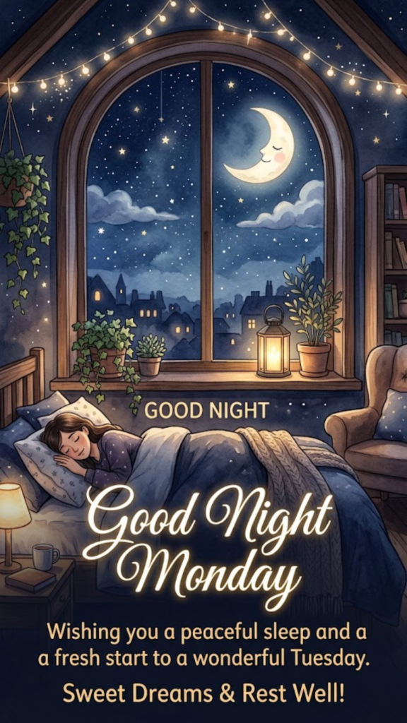 Good Night Monday Wishes