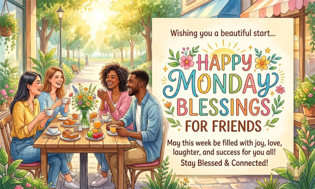 Happy Monday Blessings for Friends