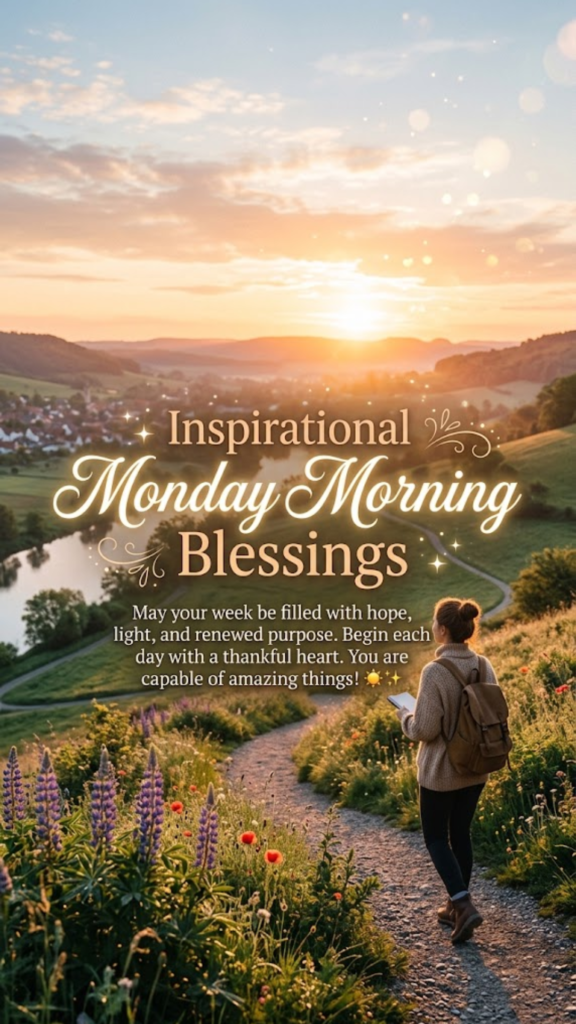 Inspirational Monday Morning Blessings