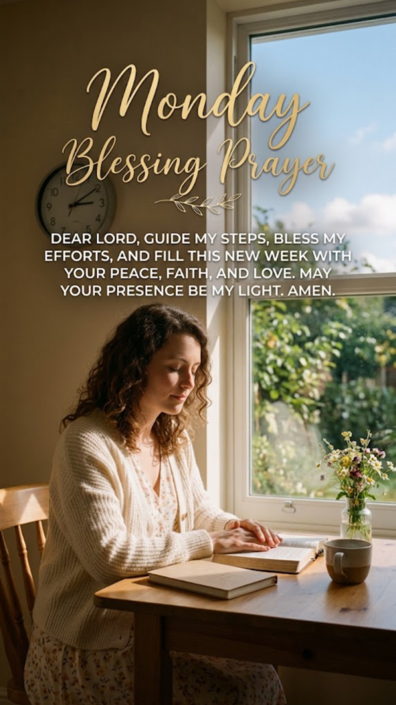 Monday Blessing Prayer