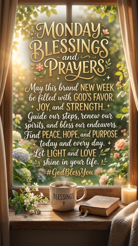 Monday Blessings and Prayers