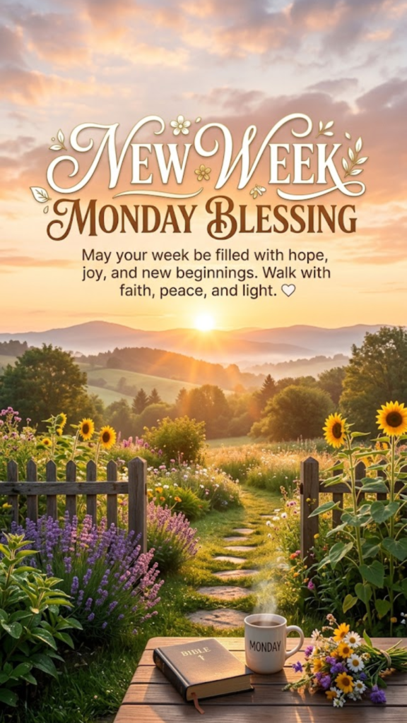 New Week Monday Blessing