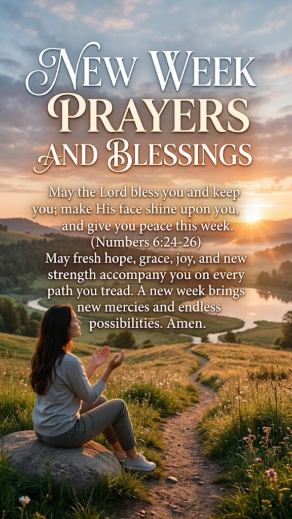 New Week Prayers and Blessings