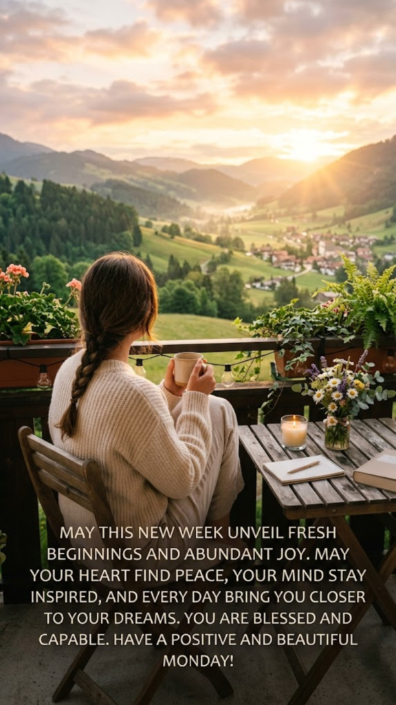 Positive New Week Monday Blessings