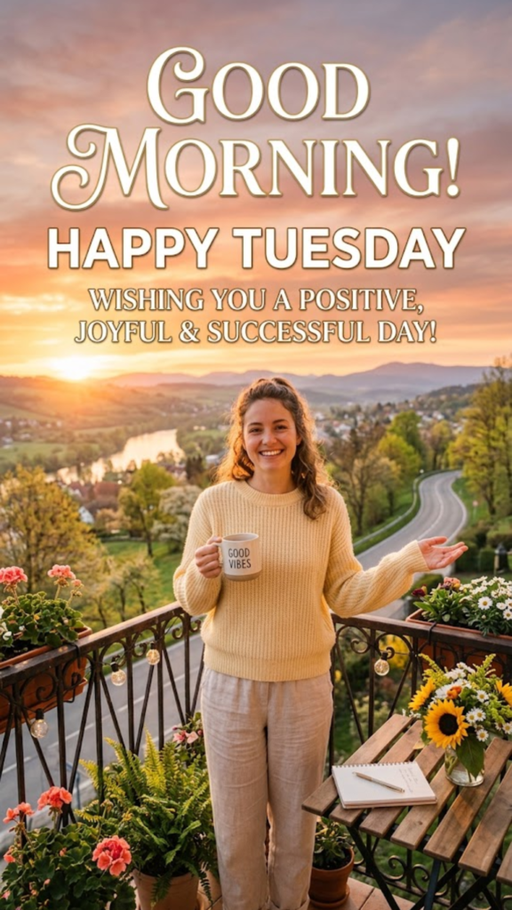 Positive Tuesday Morning Greeting