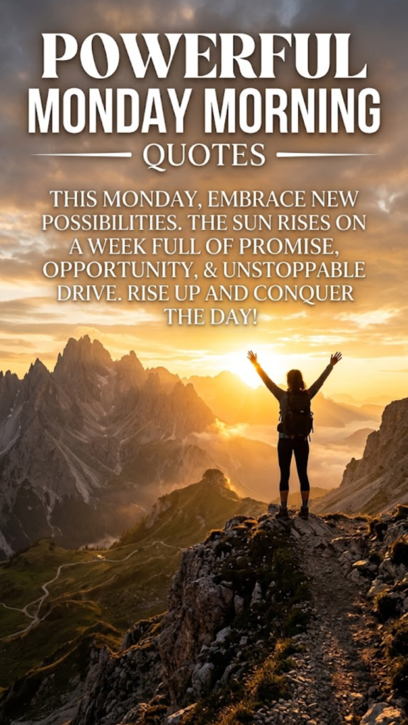 Powerful Monday Morning Quotes