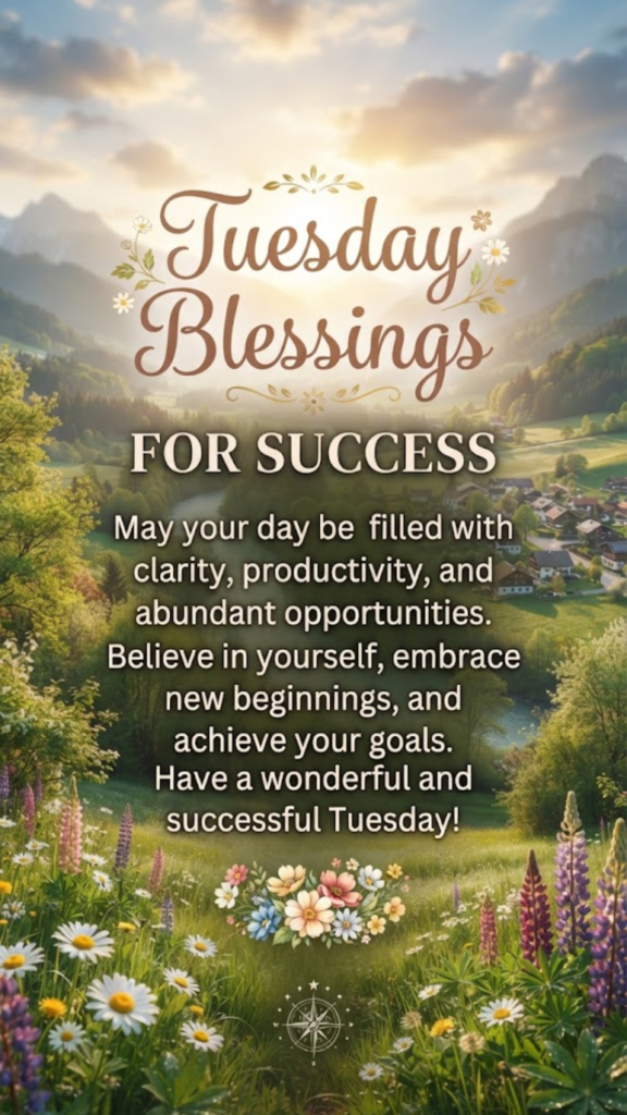 Tuesday Blessings for Success