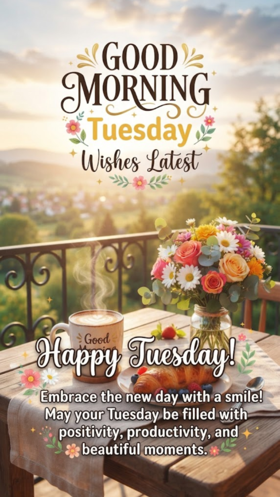 Tuesday Good Morning Wishes Latest