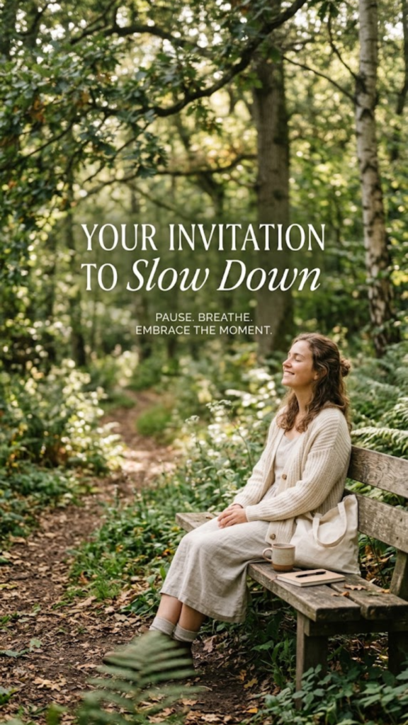 Your Invitation to Slow Down