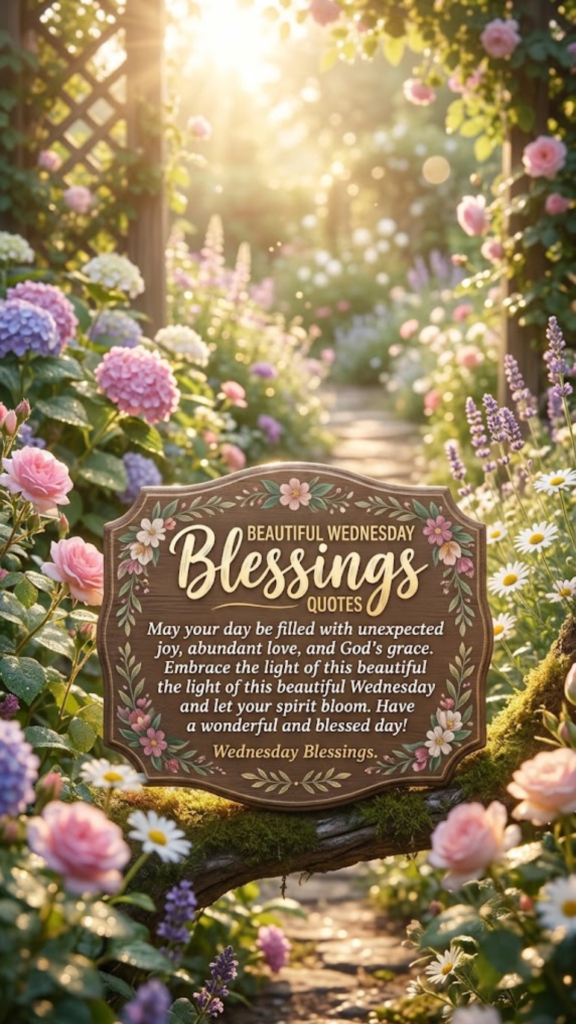 Beautiful Wednesday Blessings Quotes