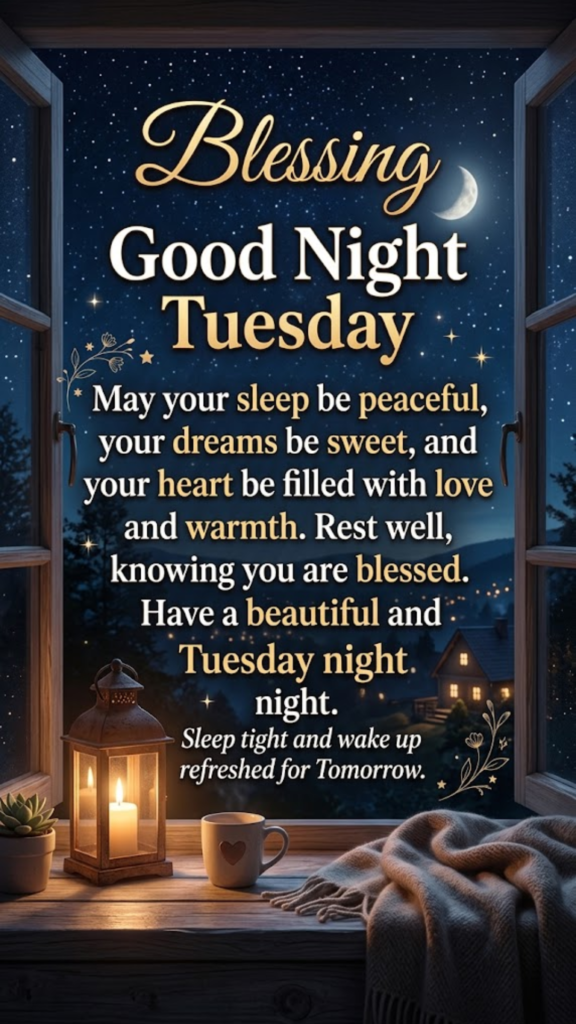 Blessing Good Night Tuesday Quotes