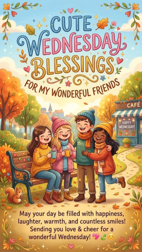 Cute Wednesday Blessings for Friends