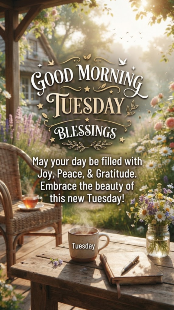 Good Morning Tuesday Blessings