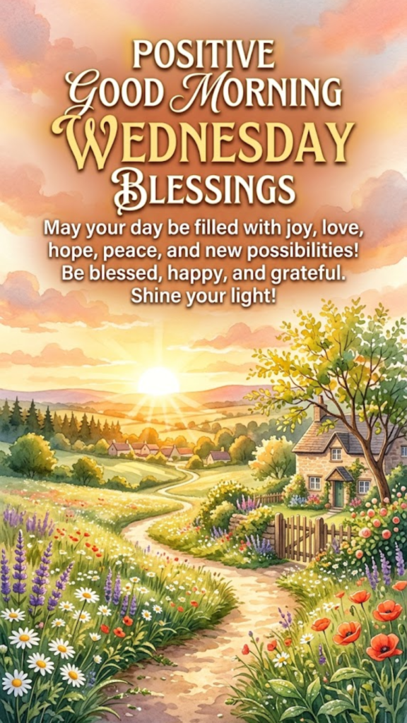 Good Morning Wednesday Blessings Quotes