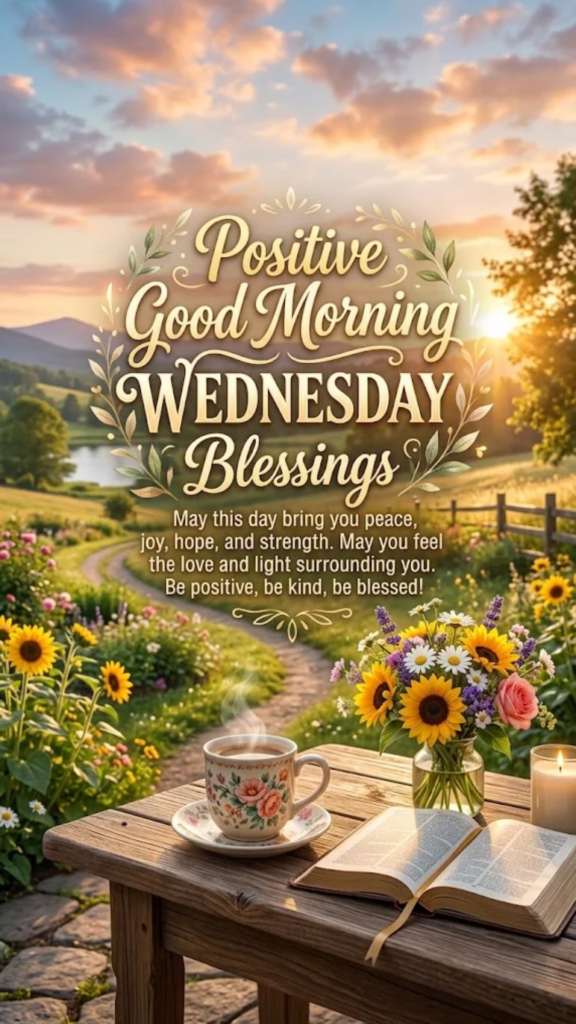 Positive Good Morning Wednesday Blessings 
