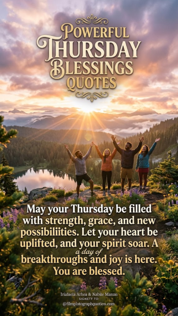 Powerful Thursday Blessings Quotes