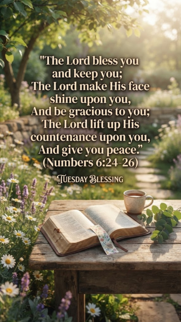 Short Powerful Blessing Tuesday Bible Verse