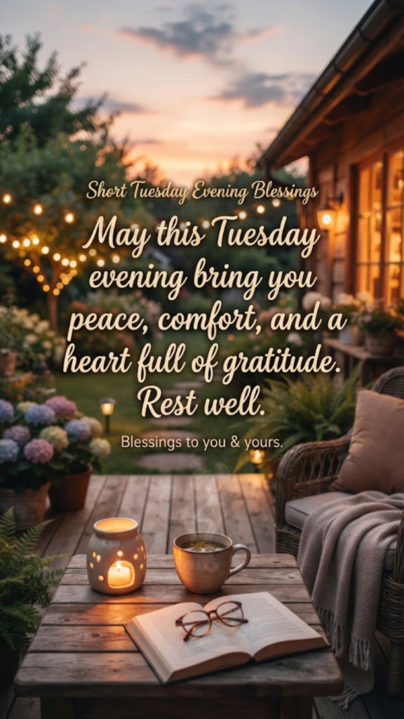 Short Tuesday Evening Blessings