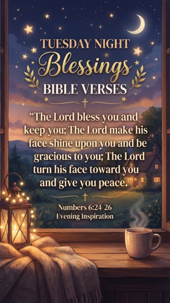 Tuesday Night Blessings Bible Verses