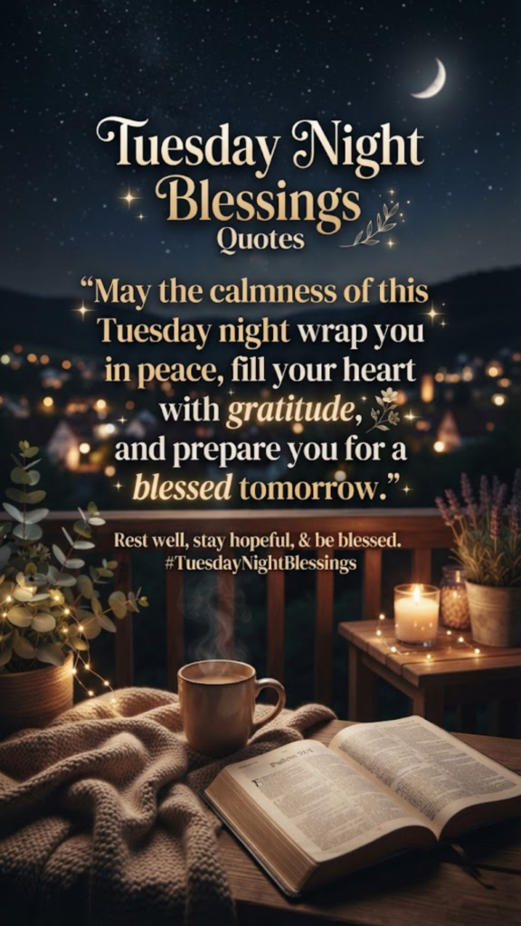 Tuesday Night Blessings Quotes