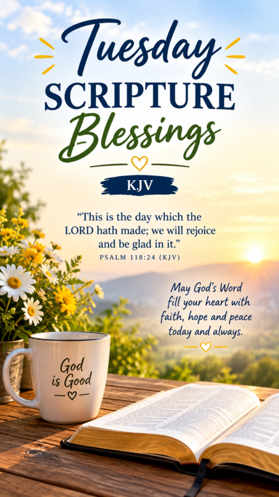 Tuesday Scripture Blessings KJV