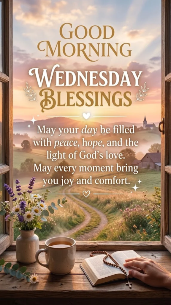 Wednesday Blessings Good Morning Prayer