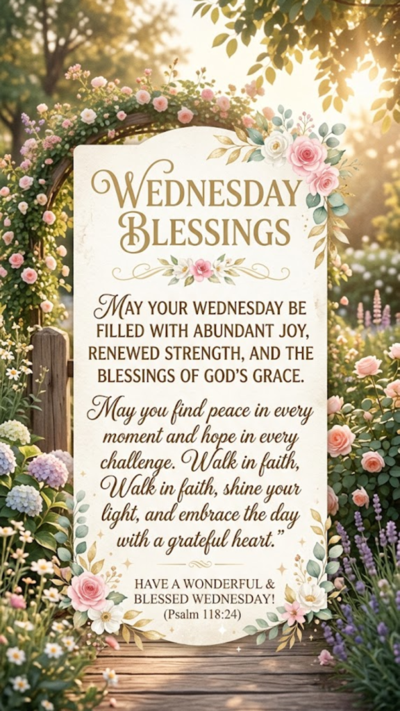 Wednesday Blessings Quotes