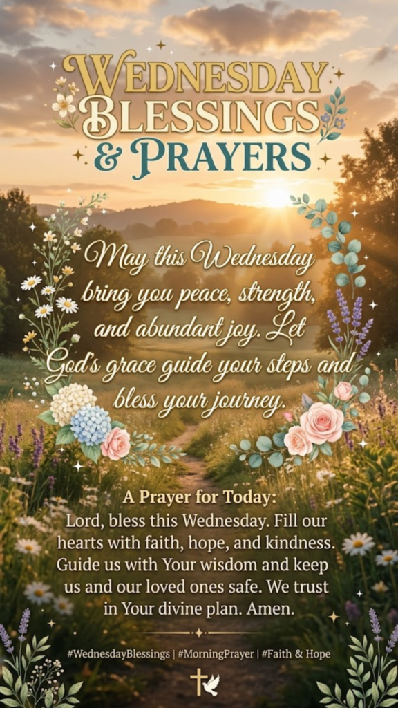Wednesday Blessings and Prayers Quotes