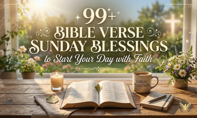 99+ Bible Verse Sunday Blessings to Start Your Day with Faith