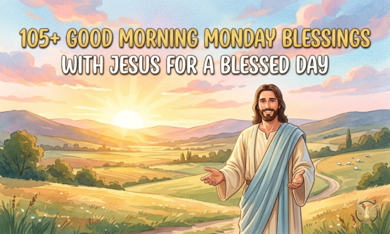 105+ Good Morning Monday Blessings with Jesus for a Blessed Day