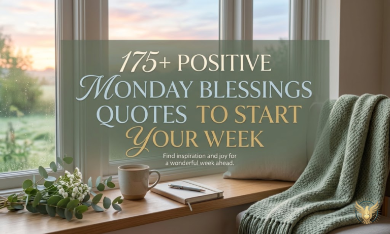 175+ Positive Monday Blessings Quotes to Start Your Week