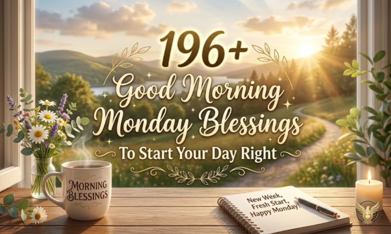 196+ Good Morning Monday Blessings to Start Your Day Right