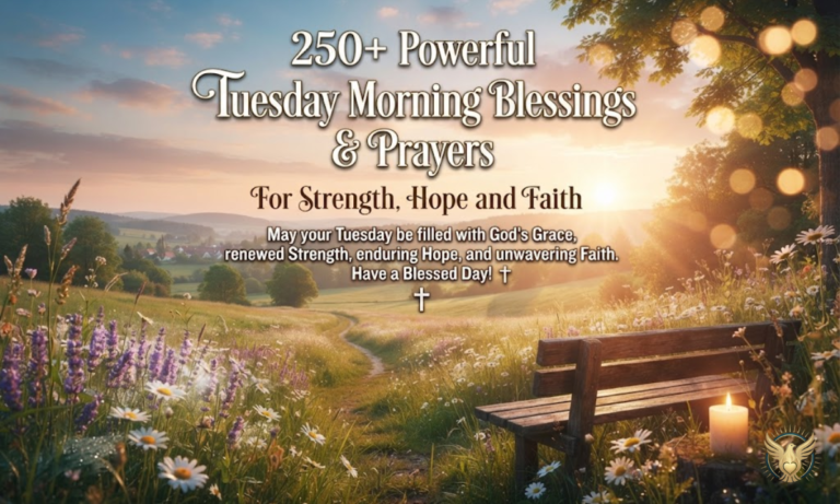 250+ Powerful Tuesday Morning Blessings & Prayers for Strength, Hope and Faith