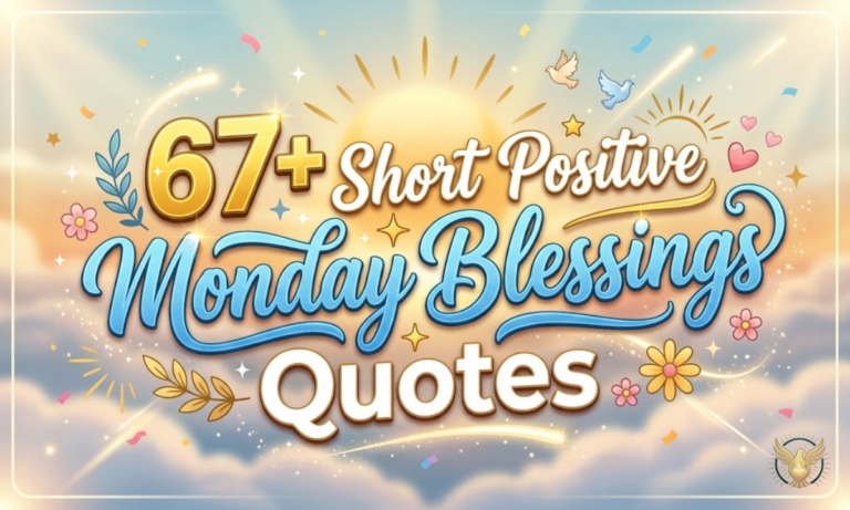 67+ Short Positive Monday Blessings Quotes