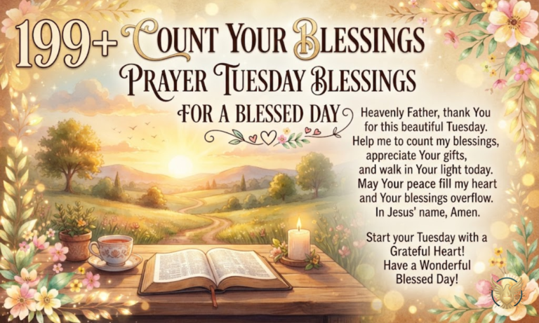 199+ Count Your Blessings Prayer Tuesday Blessings for a Blessed Day