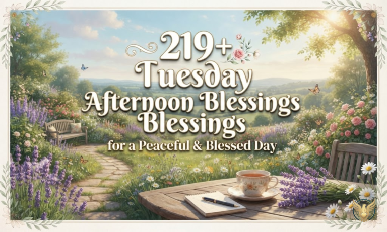 219+ Tuesday Afternoon Blessings for a Peaceful & Blessed Day