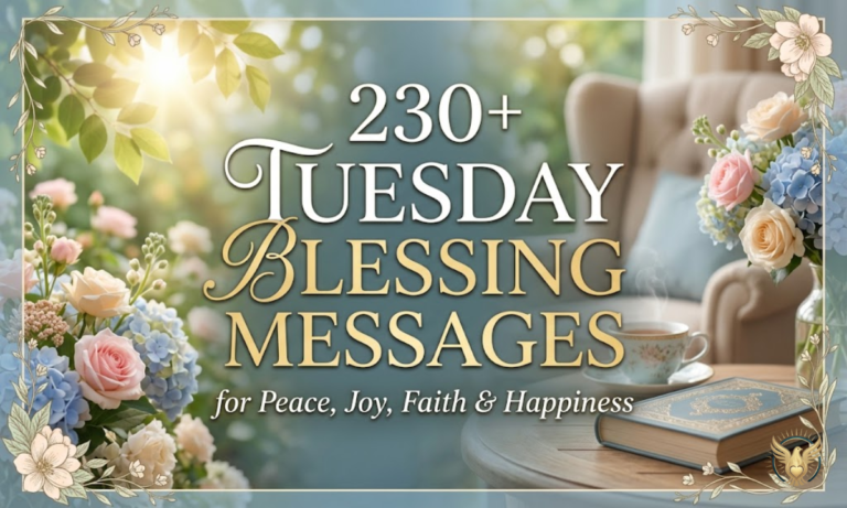 230+ Tuesday Blessing Messages for Peace, Joy, Faith & Happiness