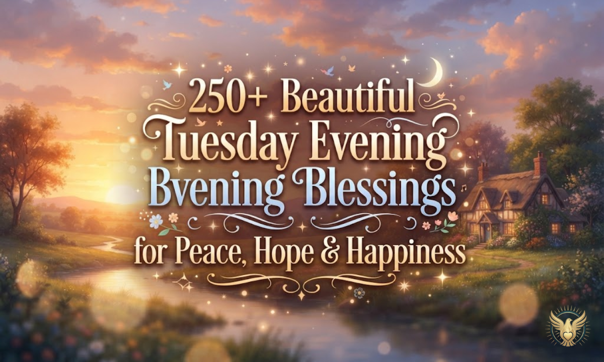 250+ Beautiful Tuesday Evening Blessings for Peace, Hope & Happiness