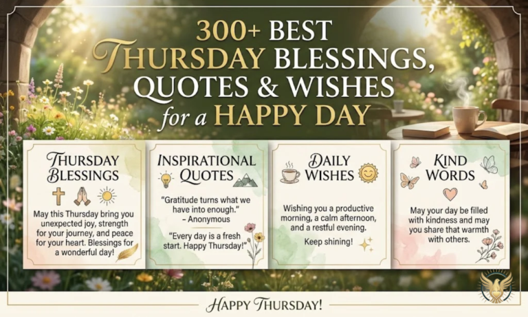 300+ Best Thursday Blessings, Quotes & Wishes for a Happy Day